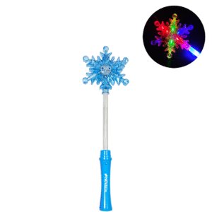 Custom LED Light-Up Snowflake Wand