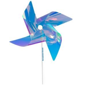 Custom Iridescent 4-Leaf Windmill