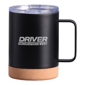 Custom Vacuum Camp Mug w/ Cork Bottom - 12 oz.