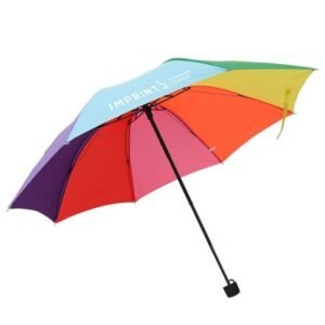 Custom Rainbow Folding Umbrella - 42''