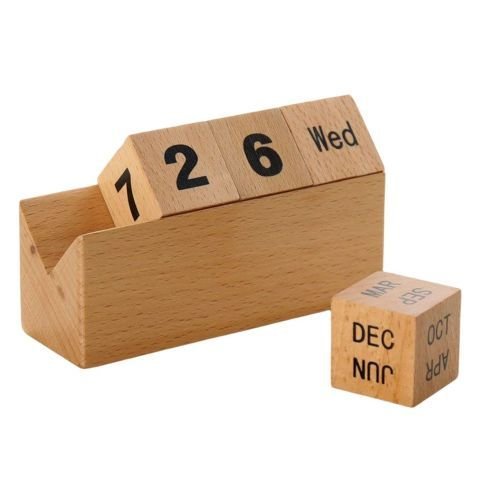 Custom Eco-friendly Wooden Desk Calendar