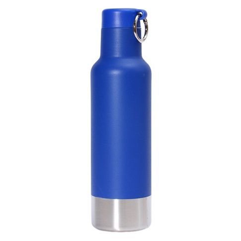 Custom Stainless Vacuum Water Bottle w/ Keychain - 17 oz.